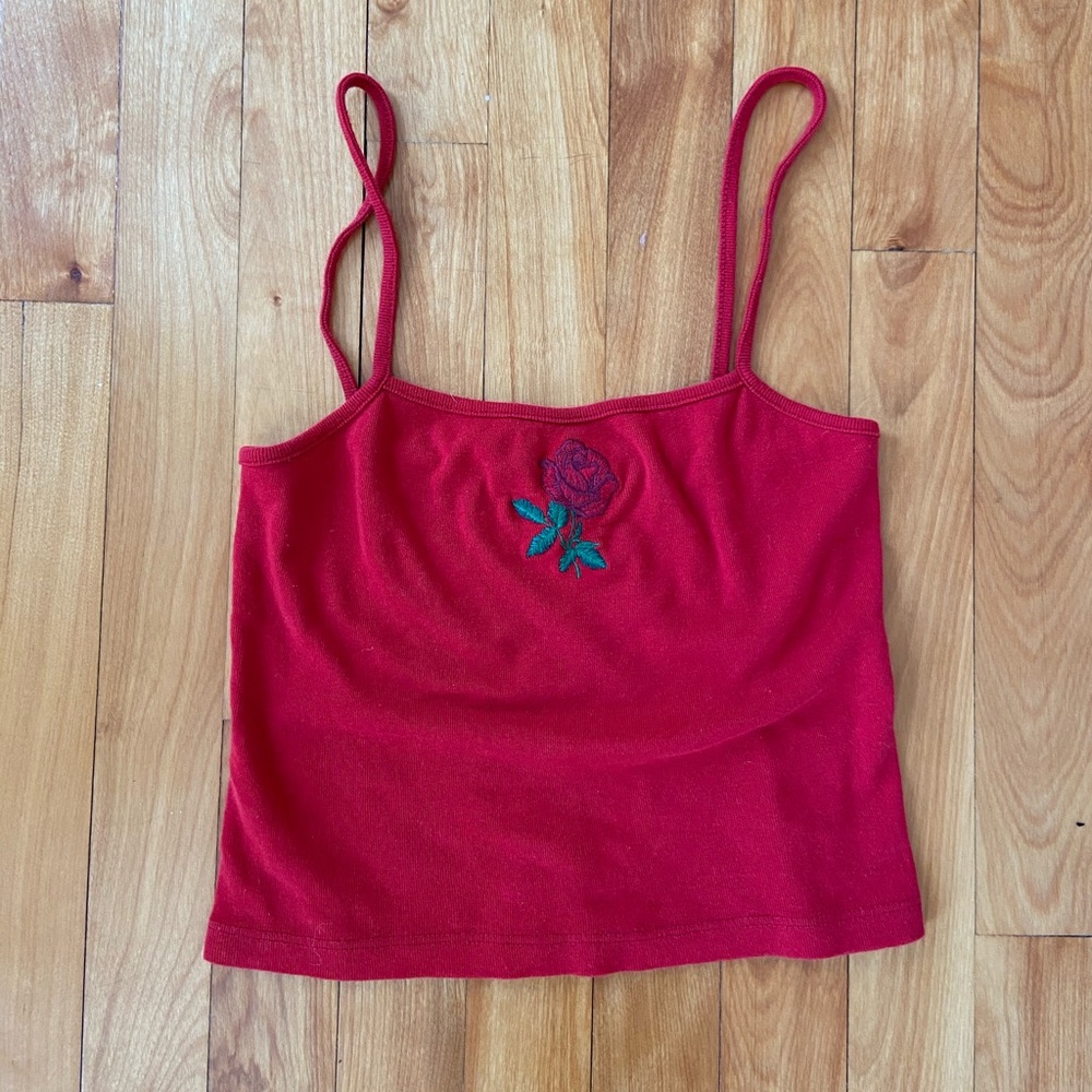 brandy melville rose tank top